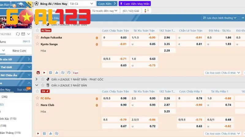 Có 1 phân khu cho những bet thủ đam mê cược môn thể thao vua
