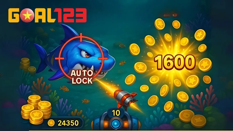 Game cung cấp nhiều tính năng độc đáo, hỗ trợ săn cá thành công