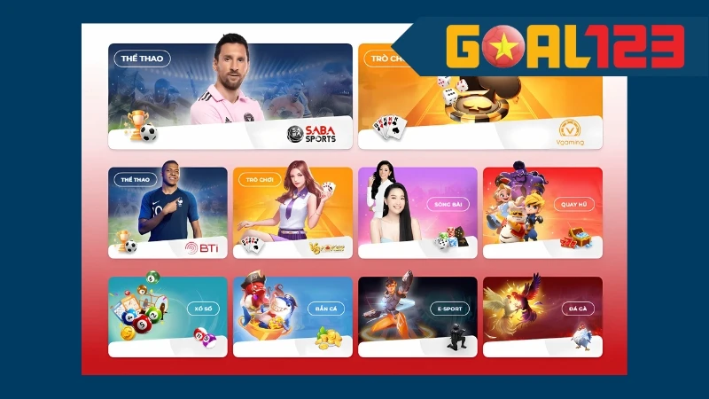 App Đánh Tài Xỉu Goal123 Uy Tín, An Toàn, Tỷ Lệ Win 88% 4 Ngoài Tài Xỉu hệ thống còn tích hợp hàng loạt tựa game hấp dẫn khác