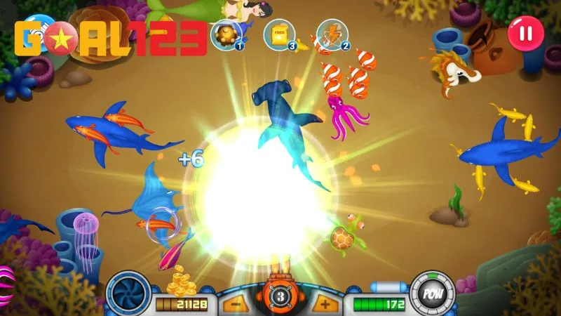 Bắn Cá Ăn Xu - Giải Trí Đỉnh Cao Giữa Lòng Đại Dương Số 2 Nhiều loại sinh vật biển cho bạn thỏa sức thể hiện tài năng thiện xạ