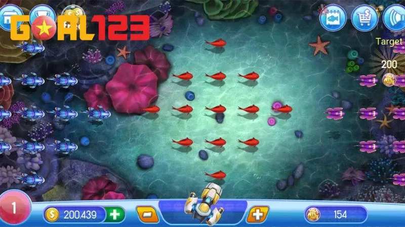 Bắn Cá Ăn Xu - Giải Trí Đỉnh Cao Giữa Lòng Đại Dương Số 4 Game thủ nên tập trung ngắm vào các đàn cá để tối ưu 100% số đạn
